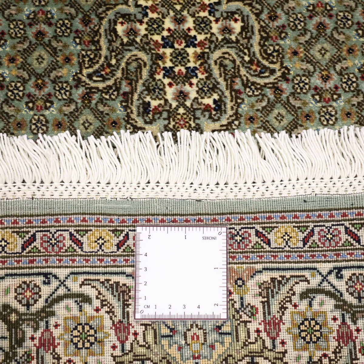 Persisk tæppe - Tabriz - Royal - 153 x 101 cm - olivengrøn