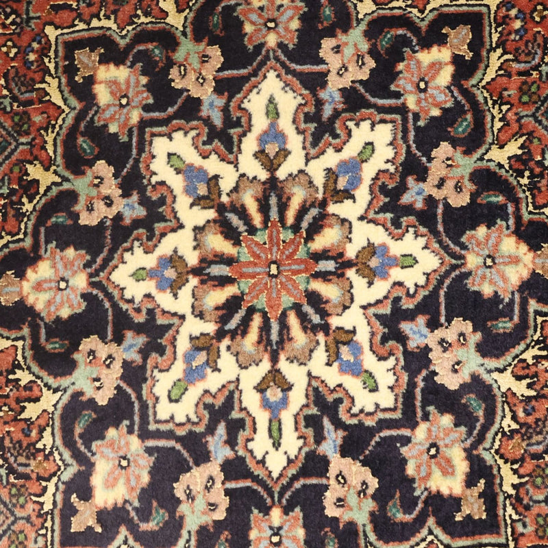 Persisk tæppe - Bijar - 140 x 68 cm - mørkerød