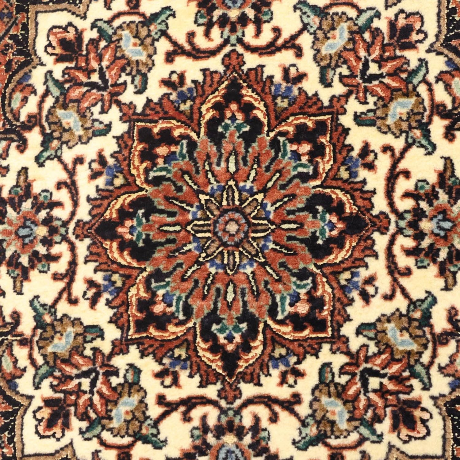 Persisk tæppe - Bijar - 145 x 73 cm - mørkerød