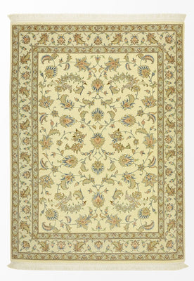 Persisk tæppe - Tabriz - Royal - 151 x 108 cm - beige