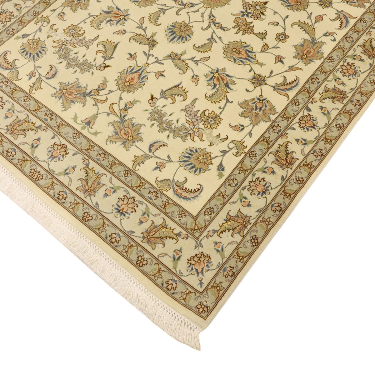 Persisk tæppe - Tabriz - Royal - 151 x 108 cm - beige