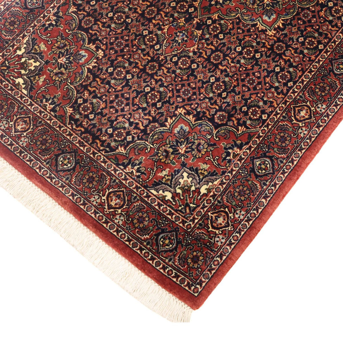 Persisk tæppe - Bijar - 136 x 69 cm - mørk beige