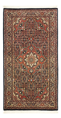 Persisk tæppe - Bijar - 136 x 72 cm - mørk beige