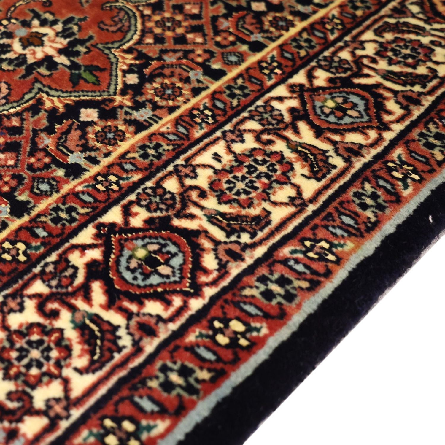 Persisk tæppe - Bijar - 136 x 72 cm - mørk beige