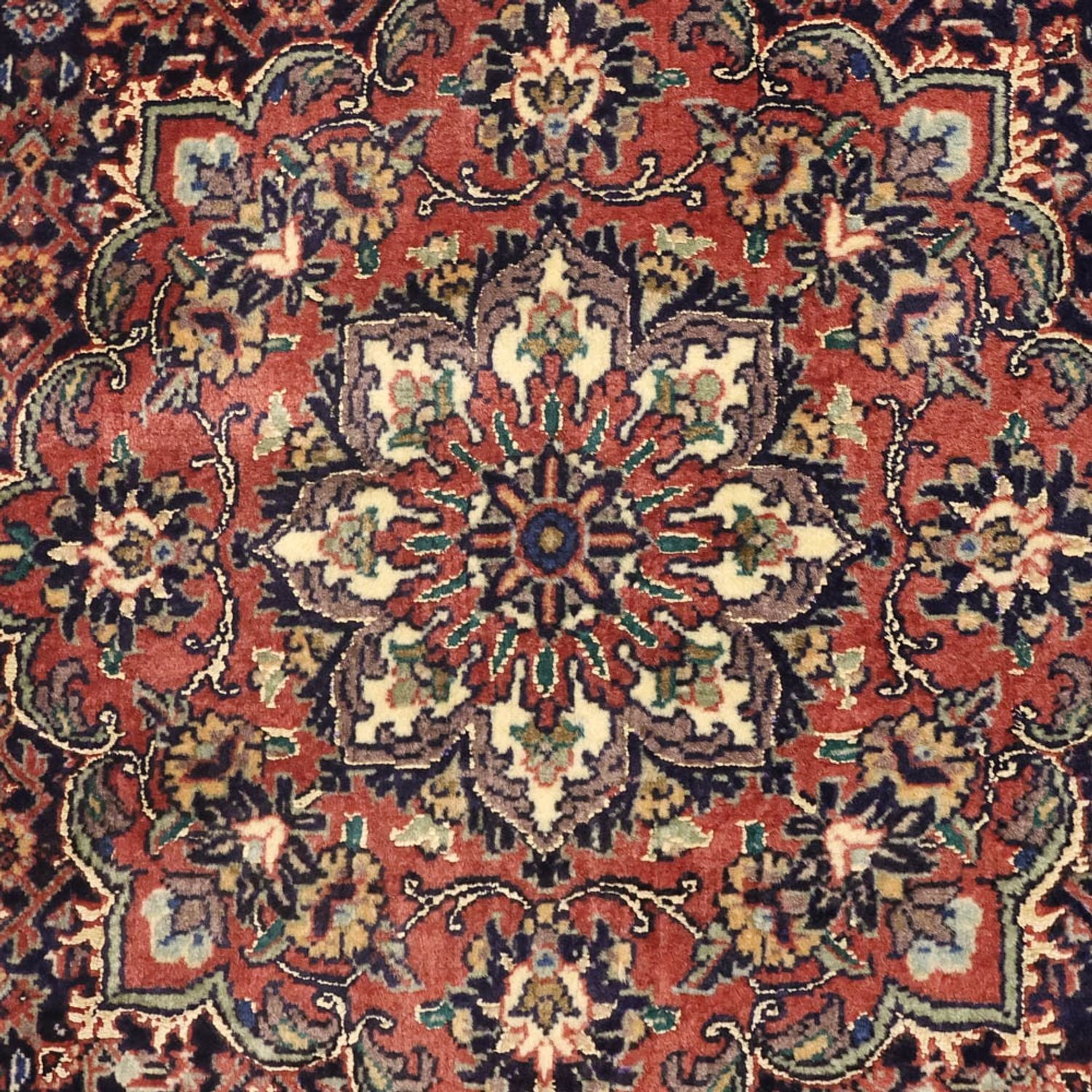 Persisk tæppe - Bijar - 136 x 73 cm - mørk beige