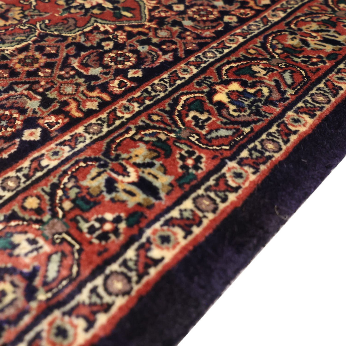 Persisk tæppe - Bijar - 136 x 73 cm - mørk beige