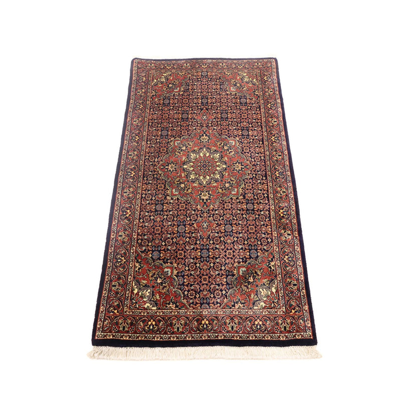 Persisk tæppe - Bijar - 136 x 73 cm - mørk beige