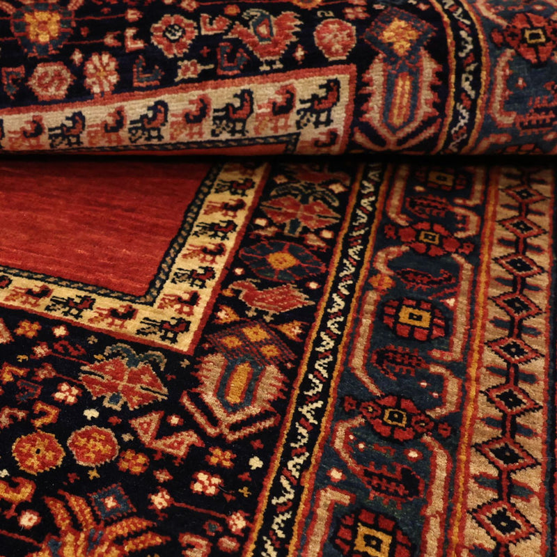 Persisk tæppe - Nomadisk - 143 x 105 cm - flerfarvet