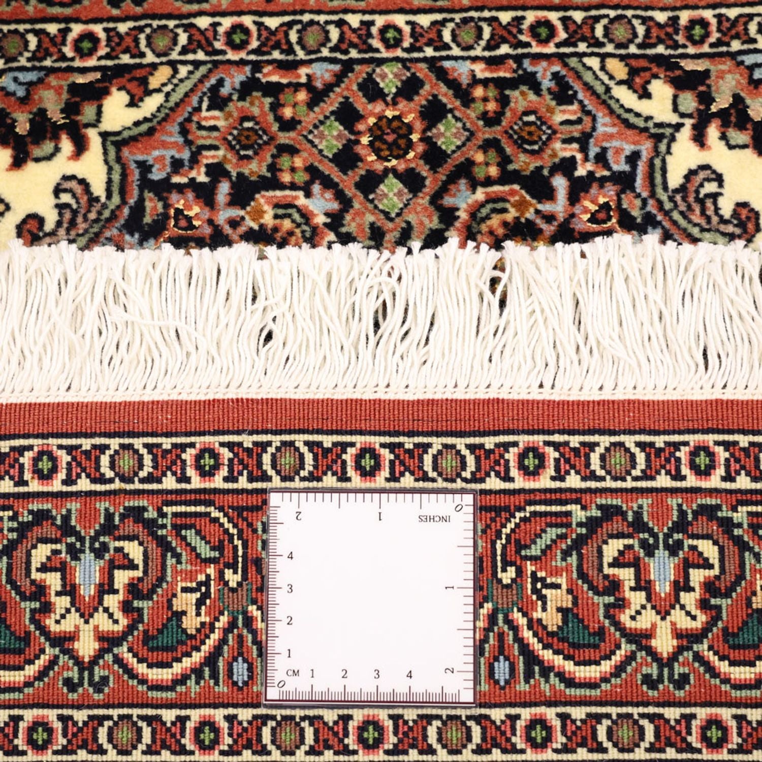 Persisk tæppe - Bijar - Royal - 137 x 70 cm - mørkerød