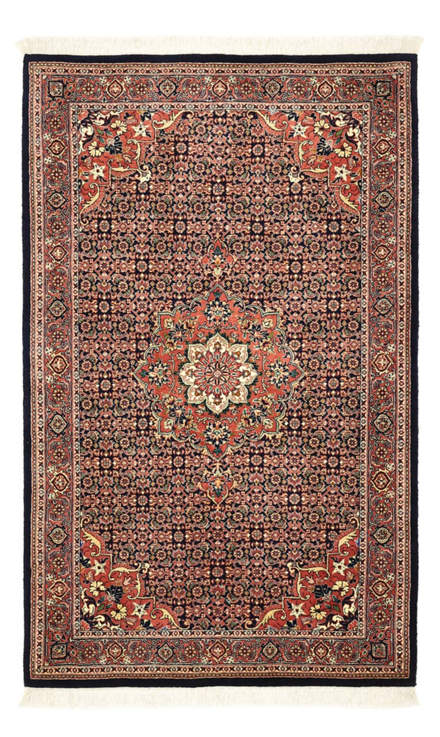 Persisk tæppe - Bijar - Royal - 147 x 91 cm - mørkerød