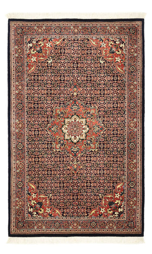 Persisk tæppe - Bijar - Royal - 147 x 91 cm - mørkerød