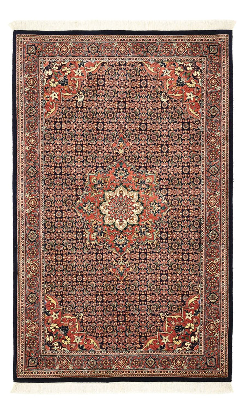 Persisk tæppe - Bijar - Royal - 147 x 91 cm - mørkerød