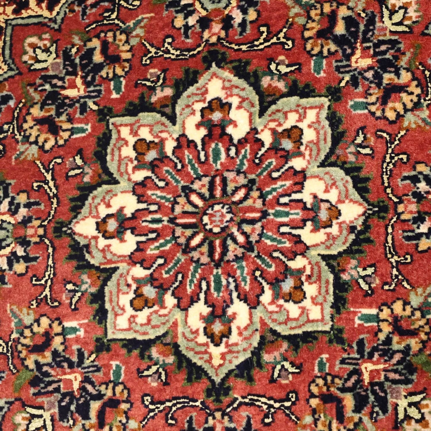 Persisk tæppe - Bijar - Royal - 147 x 91 cm - mørkerød