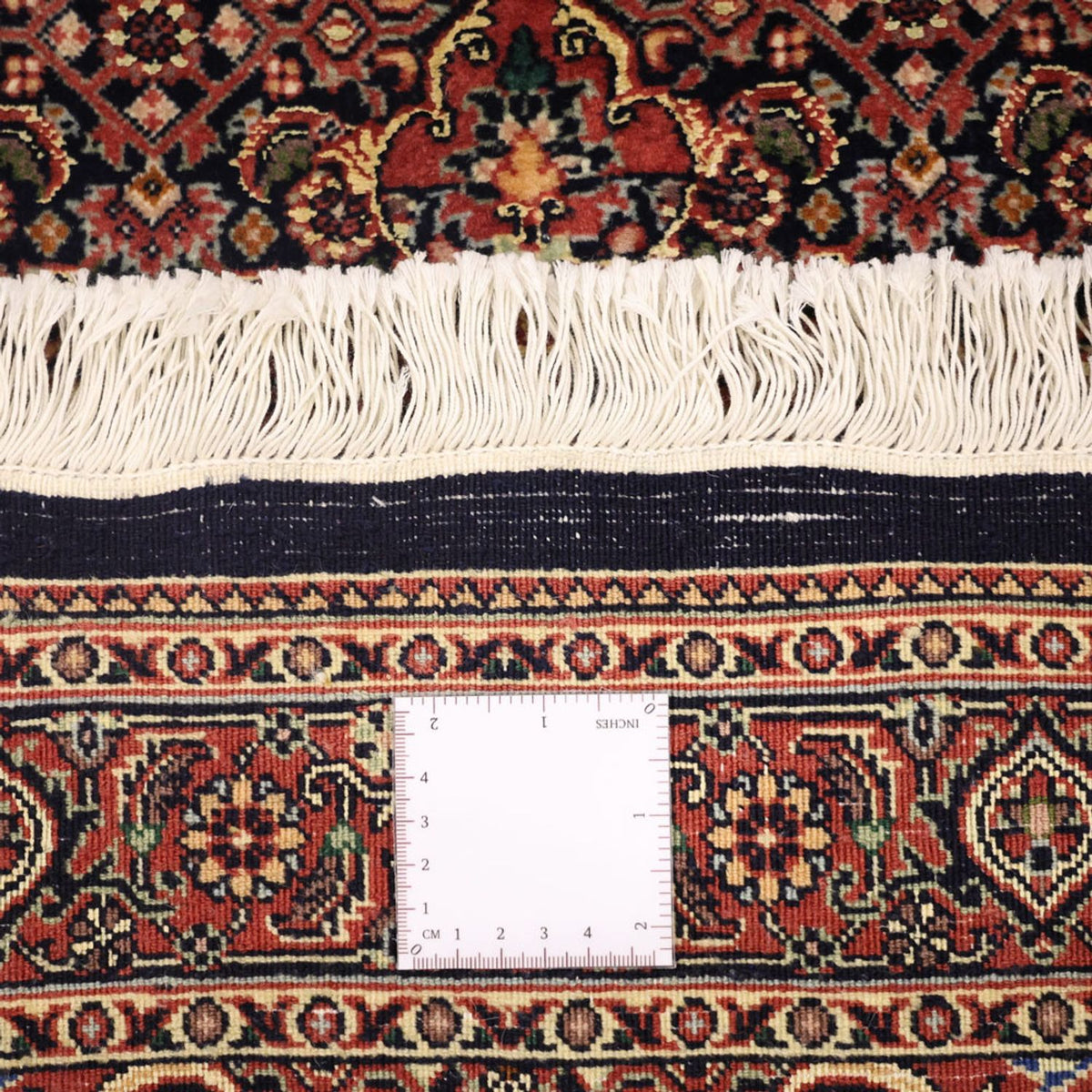 Persisk tæppe - Bijar - Royal - 147 x 91 cm - mørkerød