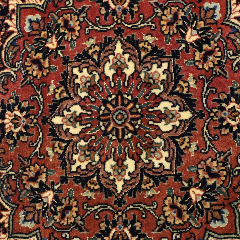 Persisk tæppe - Bijar - Royal - 149 x 89 cm - mørkerød
