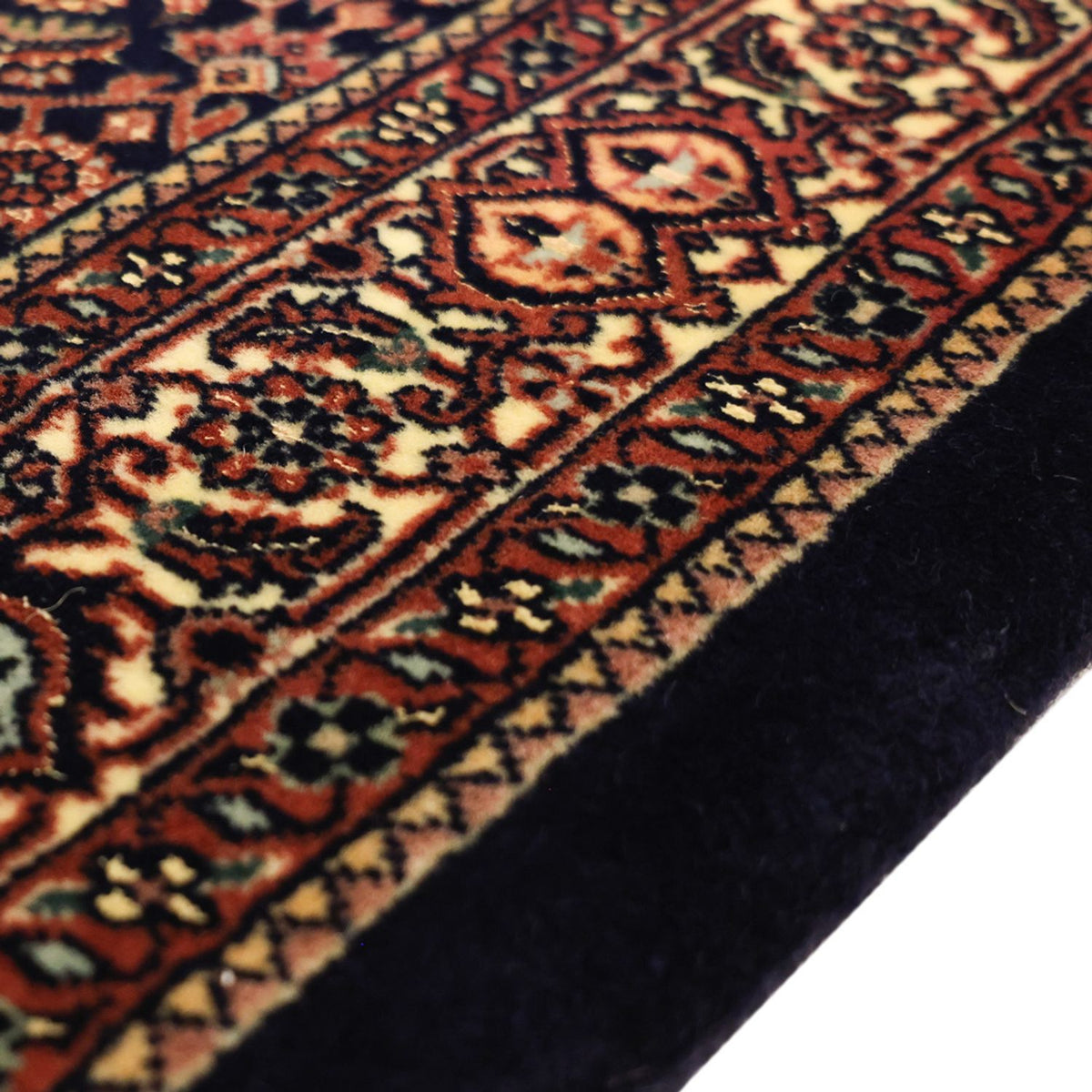 Persisk tæppe - Bijar - Royal - 149 x 89 cm - mørkerød