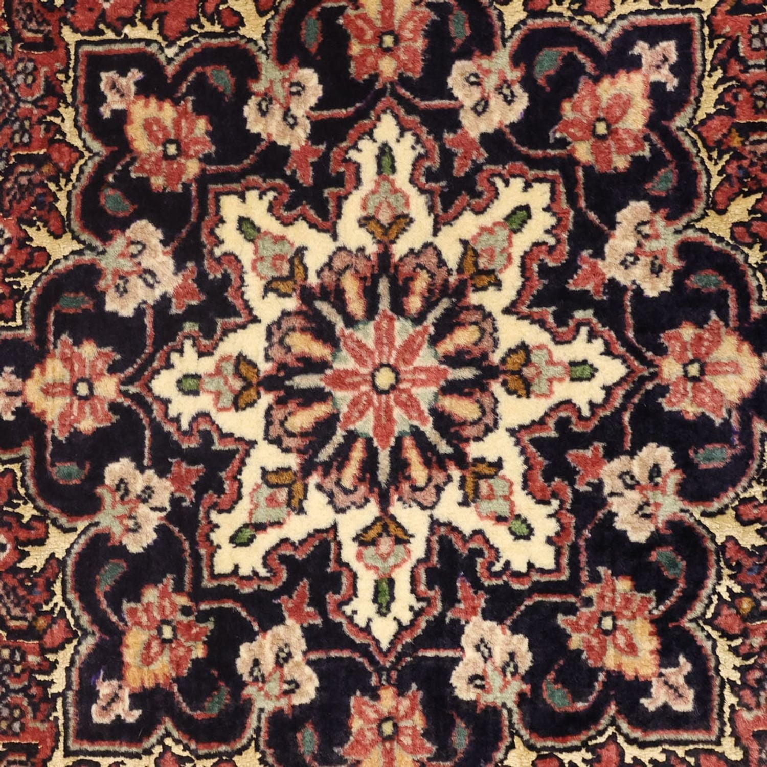 Persisk tæppe - Bijar - Royal - 147 x 70 cm - rust