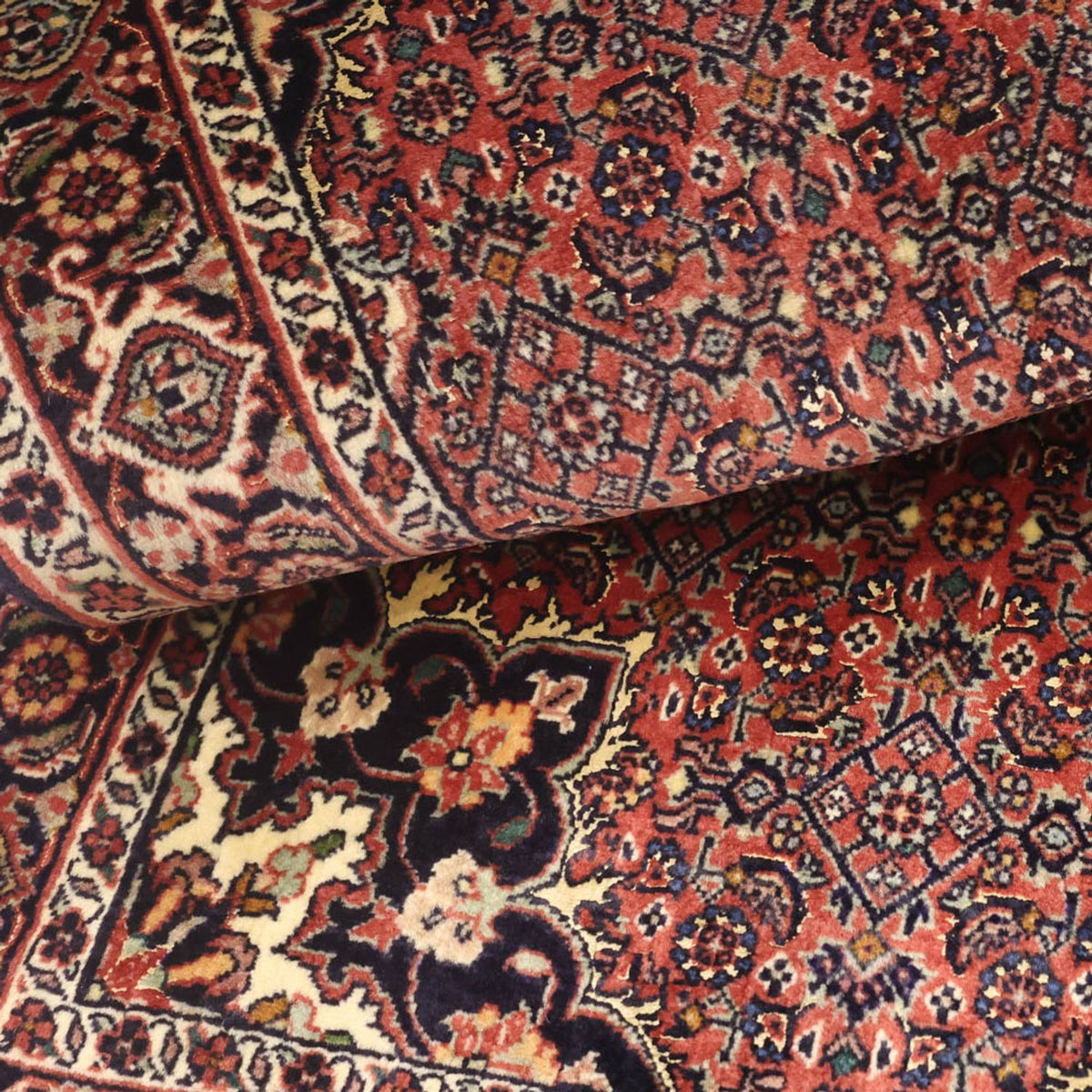 Persisk tæppe - Bijar - Royal - 147 x 70 cm - rust