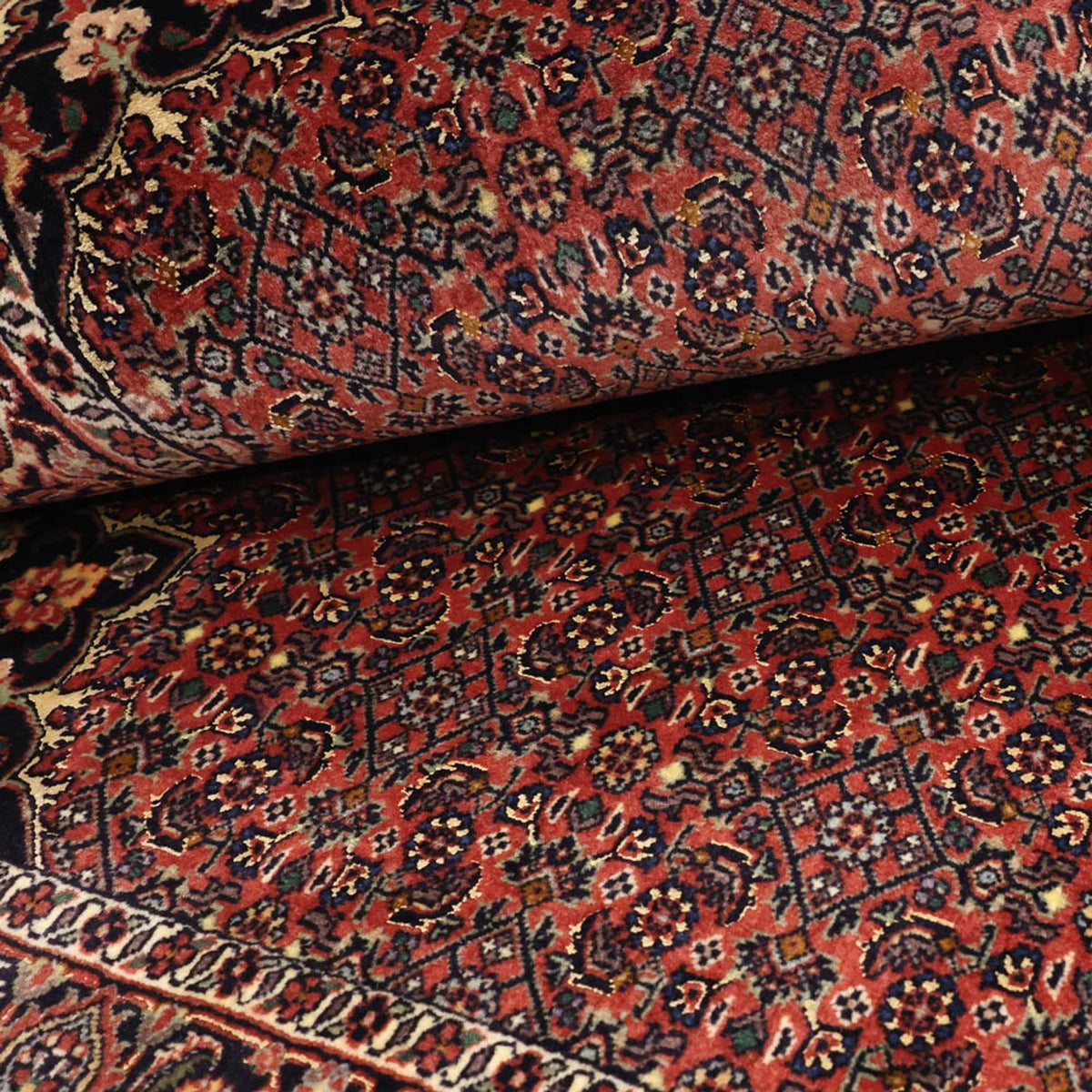 Persisk tæppe - Bijar - Royal - 154 x 90 cm - rust