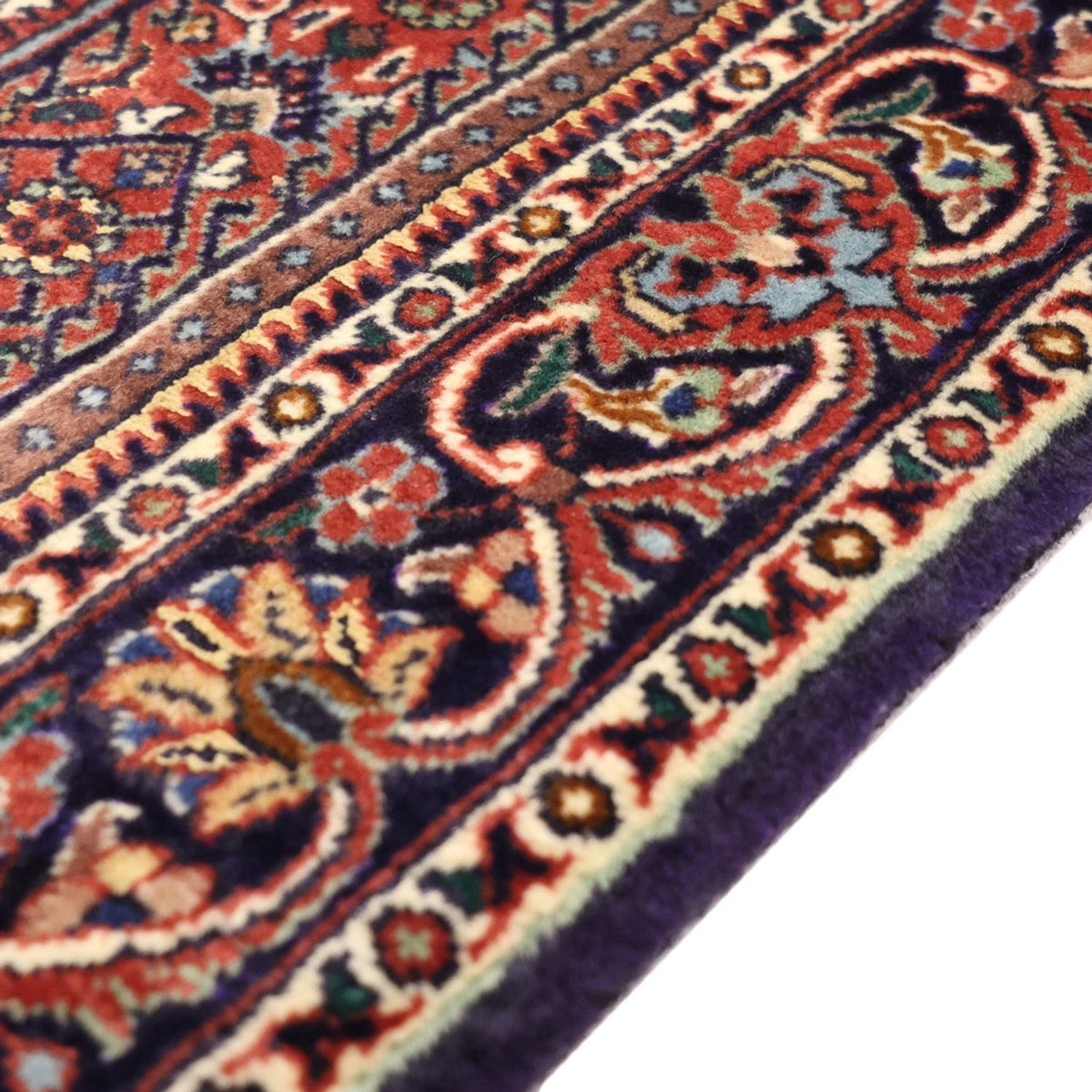 Persisk tæppe - Bijar - Royal - 135 x 70 cm - rust