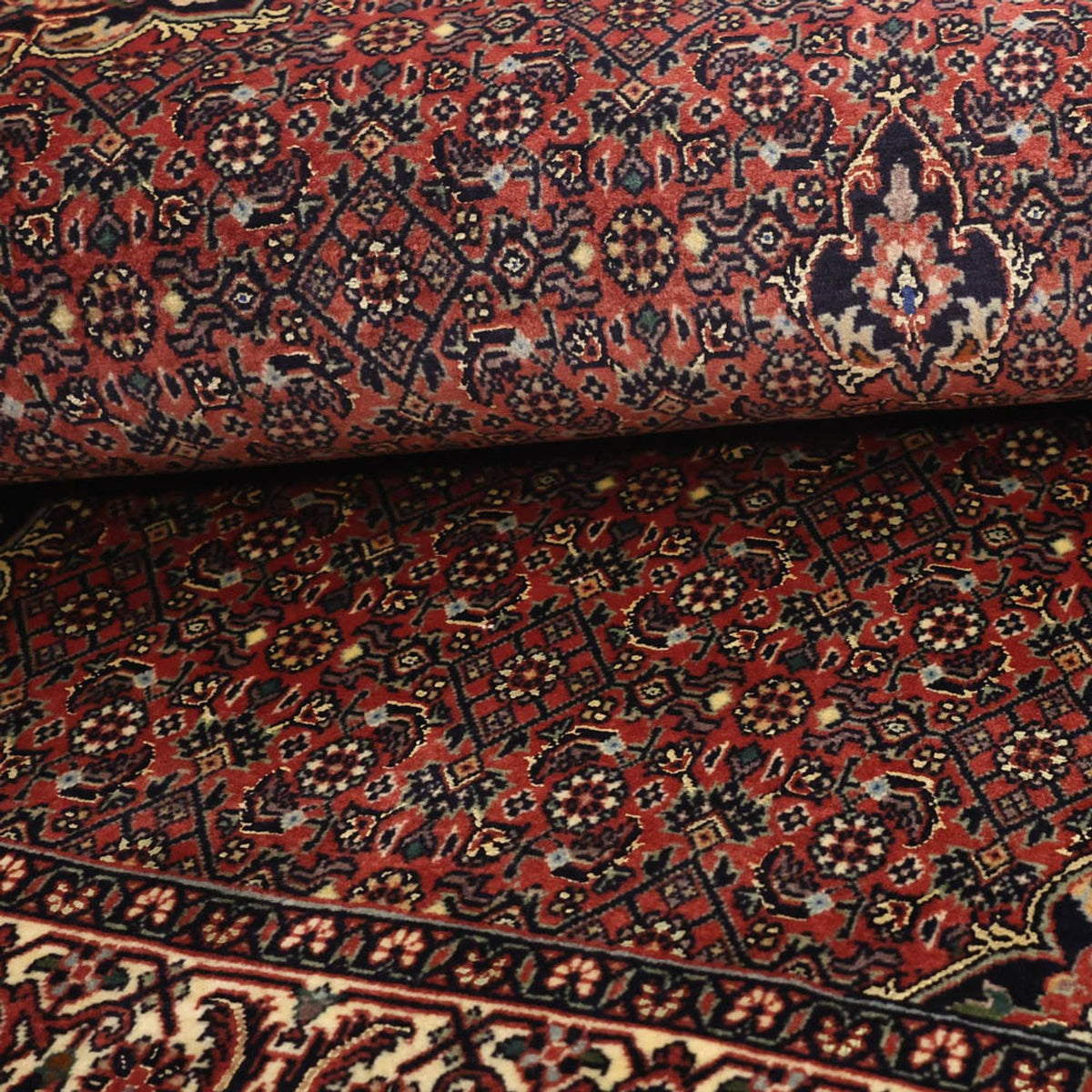 Persisk tæppe - Bijar - Royal - 145 x 101 cm - rust