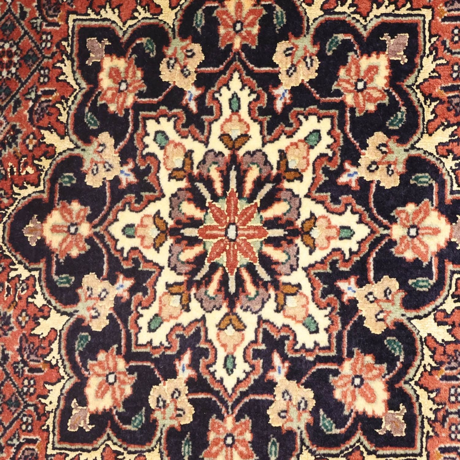 Persisk tæppe - Bijar - Royal - 146 x 70 cm - rust