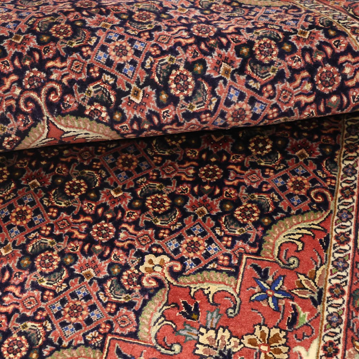 Persisk tæppe - Bijar - Royal - 148 x 91 cm - rust