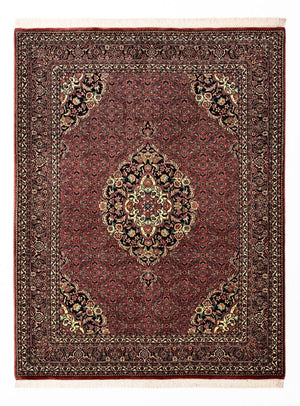 Persisk tæppe - Bijar - Royal - 199 x 156 cm - mørkerød