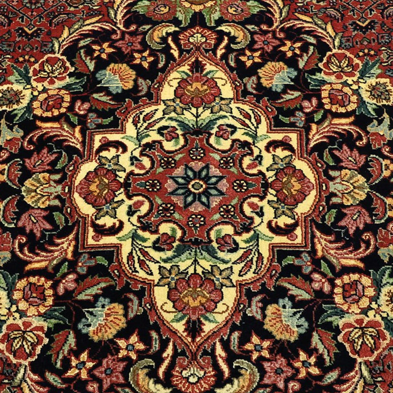 Persisk tæppe - Bijar - Royal - 199 x 156 cm - mørkerød