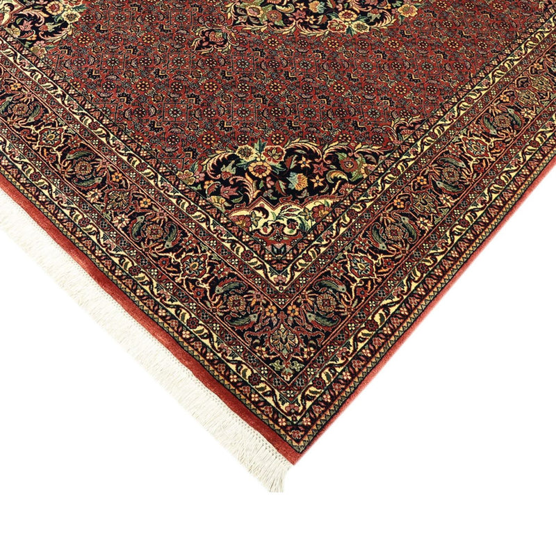 Persisk tæppe - Bijar - Royal - 199 x 156 cm - mørkerød
