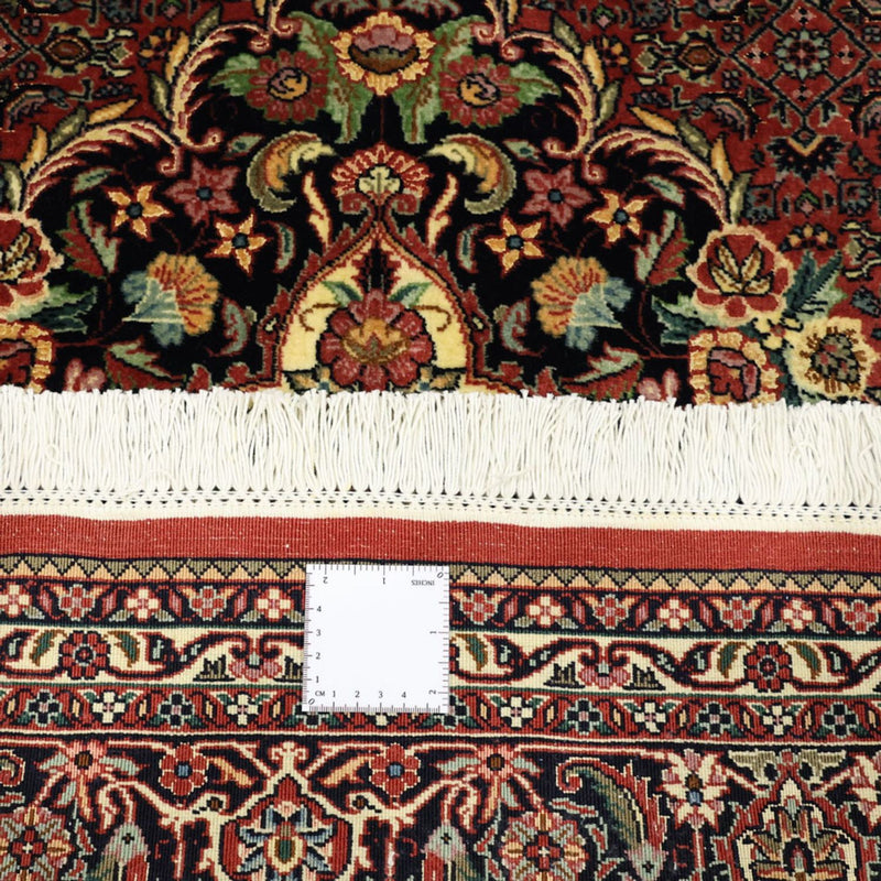 Persisk tæppe - Bijar - Royal - 199 x 156 cm - mørkerød