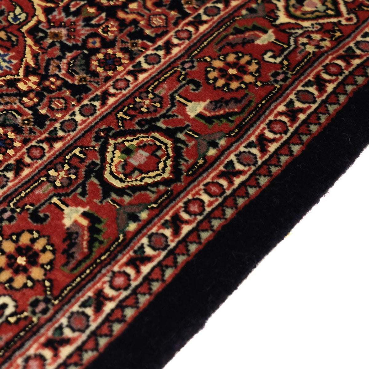 Persisk tæppe - Bijar - Royal - 140 x 70 cm - mørkerød