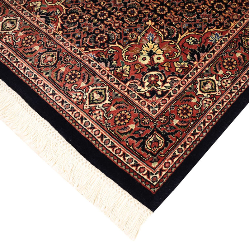 Persisk tæppe - Bijar - Royal - 140 x 70 cm - mørkerød