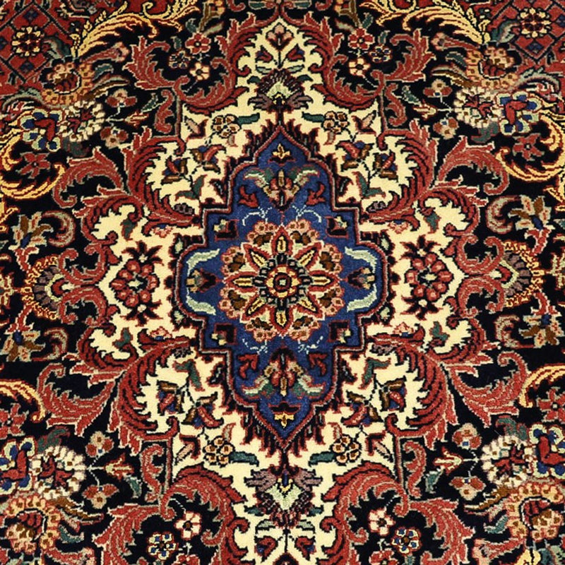 Persisk tæppe - Bijar - Royal - 204 x 145 cm - mørkerød