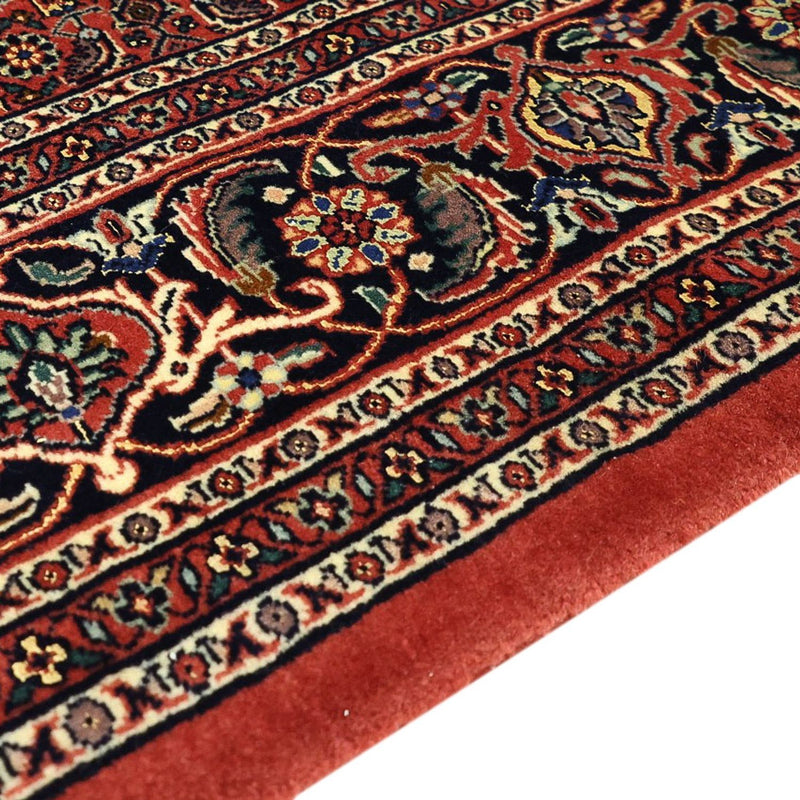 Persisk tæppe - Bijar - Royal - 204 x 145 cm - mørkerød