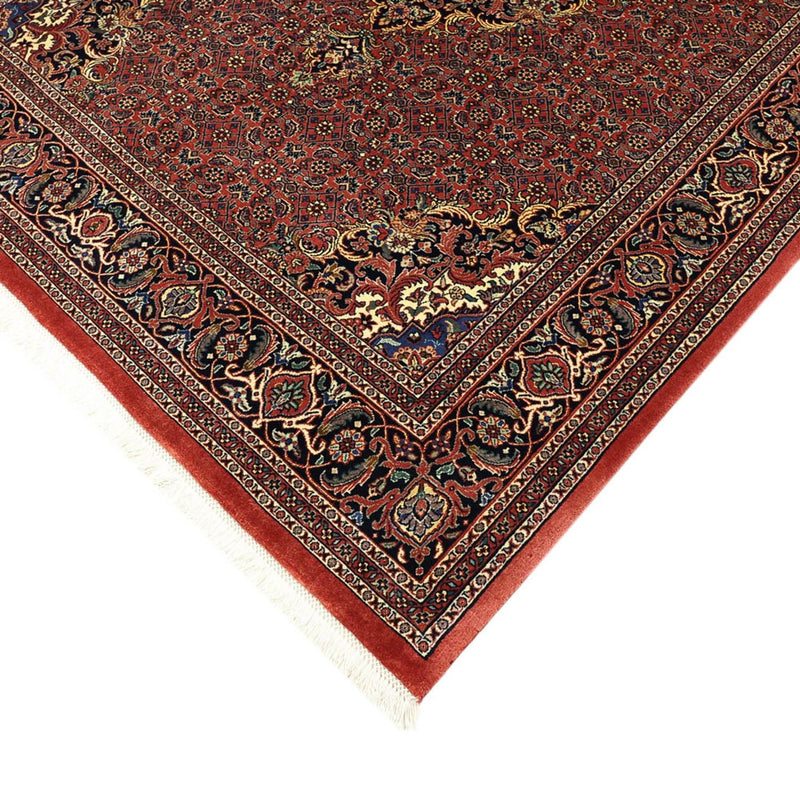 Persisk tæppe - Bijar - Royal - 204 x 145 cm - mørkerød