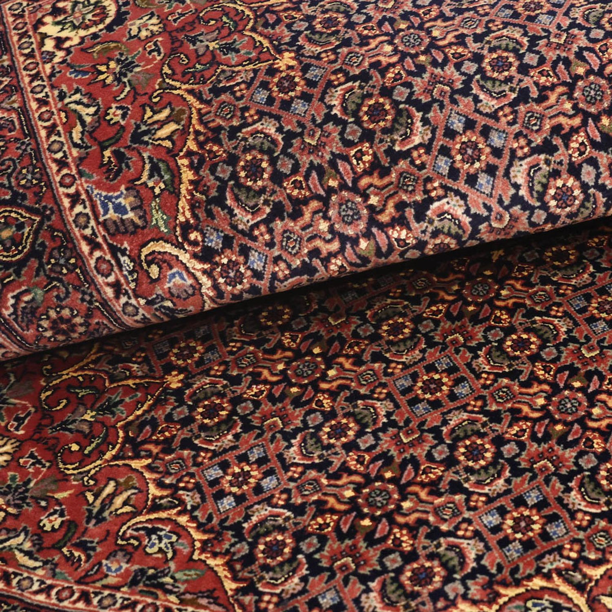 Persisk tæppe - Bijar - Royal - 154 x 89 cm - mørk beige