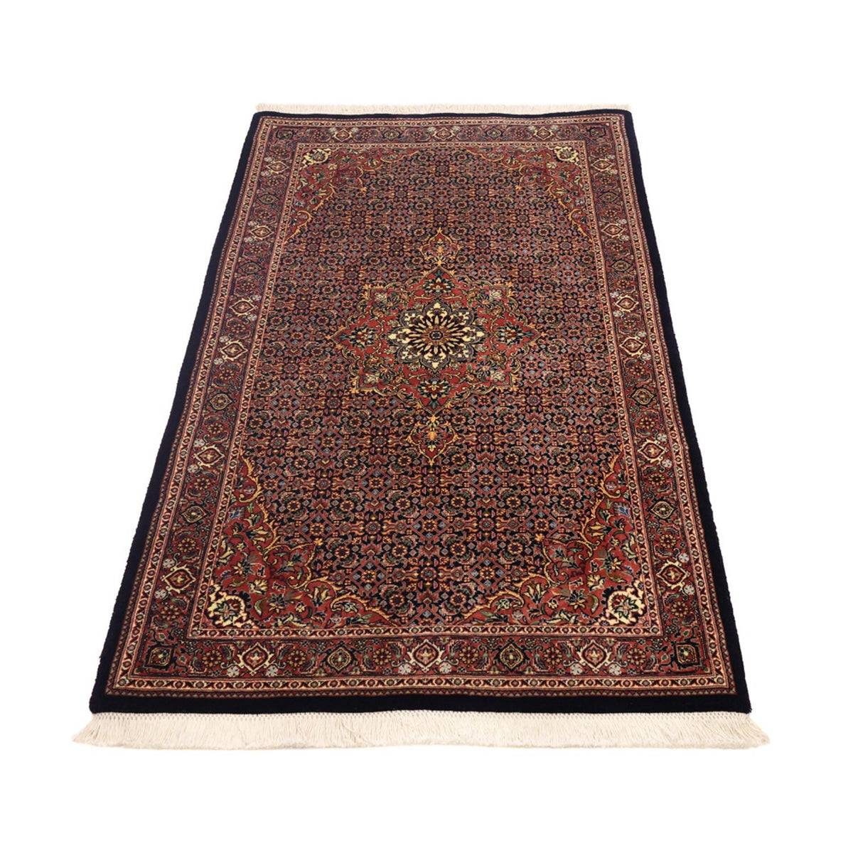 Persisk tæppe - Bijar - Royal - 154 x 89 cm - mørk beige