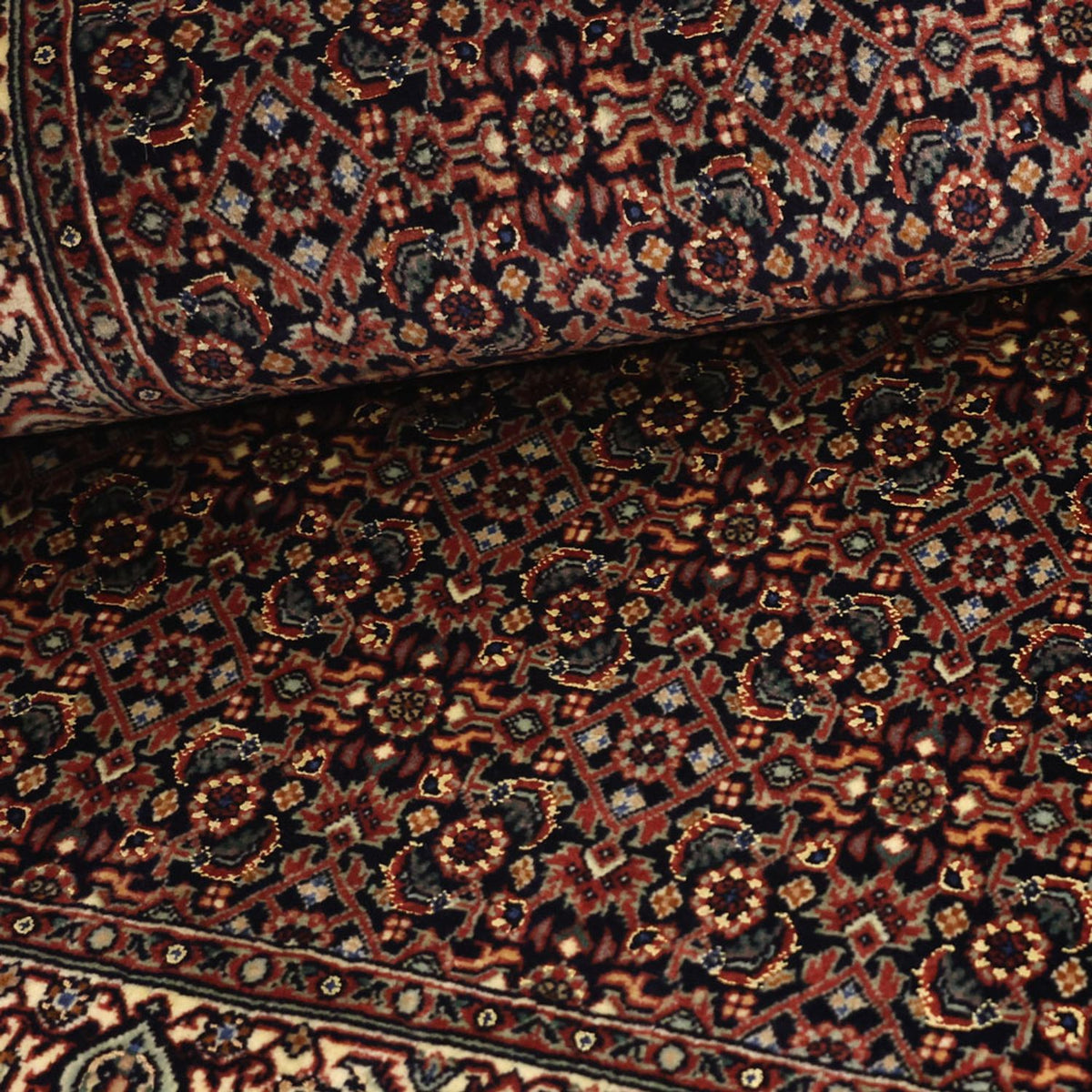 Persisk tæppe - Bijar - Royal - 150 x 91 cm - mørk beige