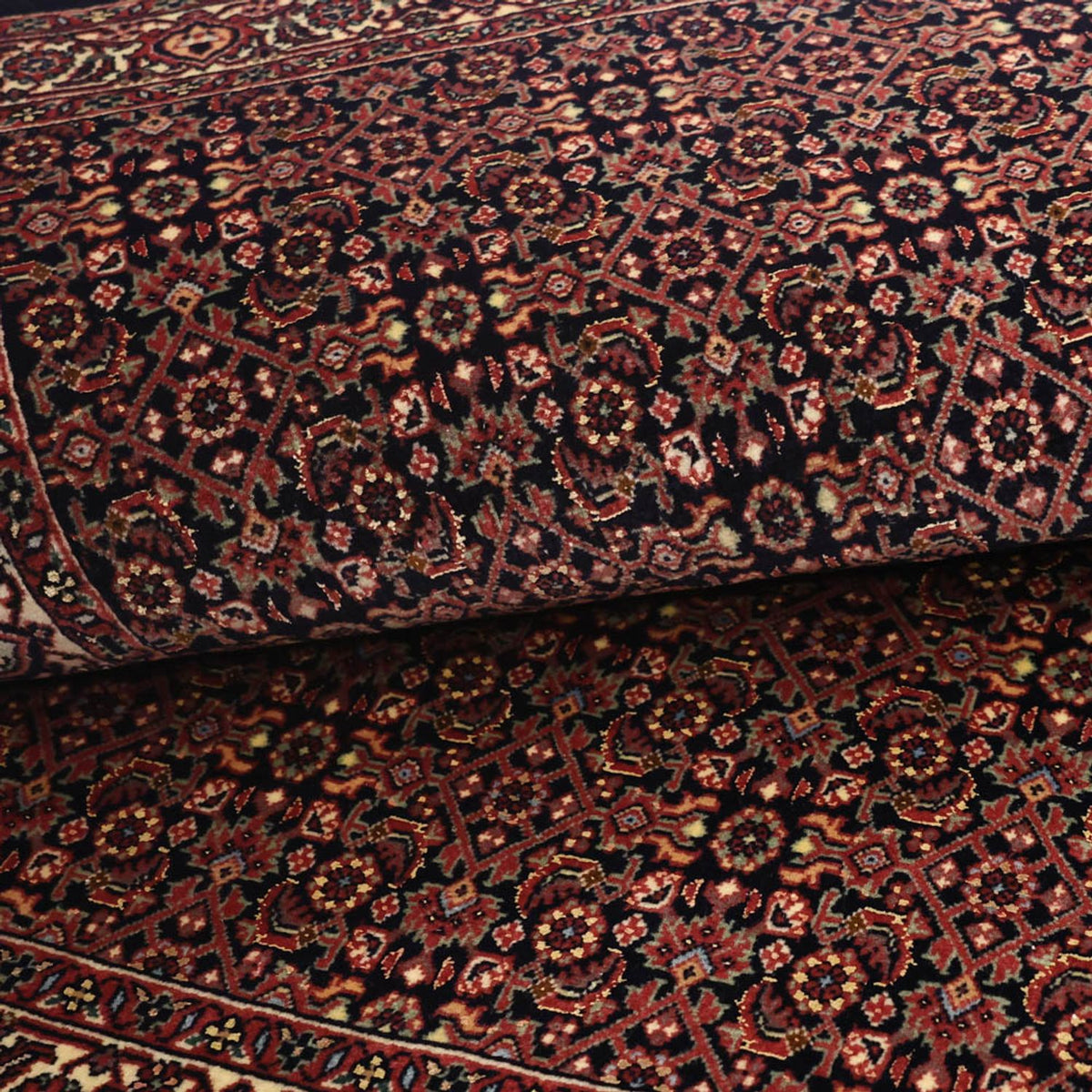 Persisk tæppe - Bijar - Royal - 148 x 89 cm - mørk beige