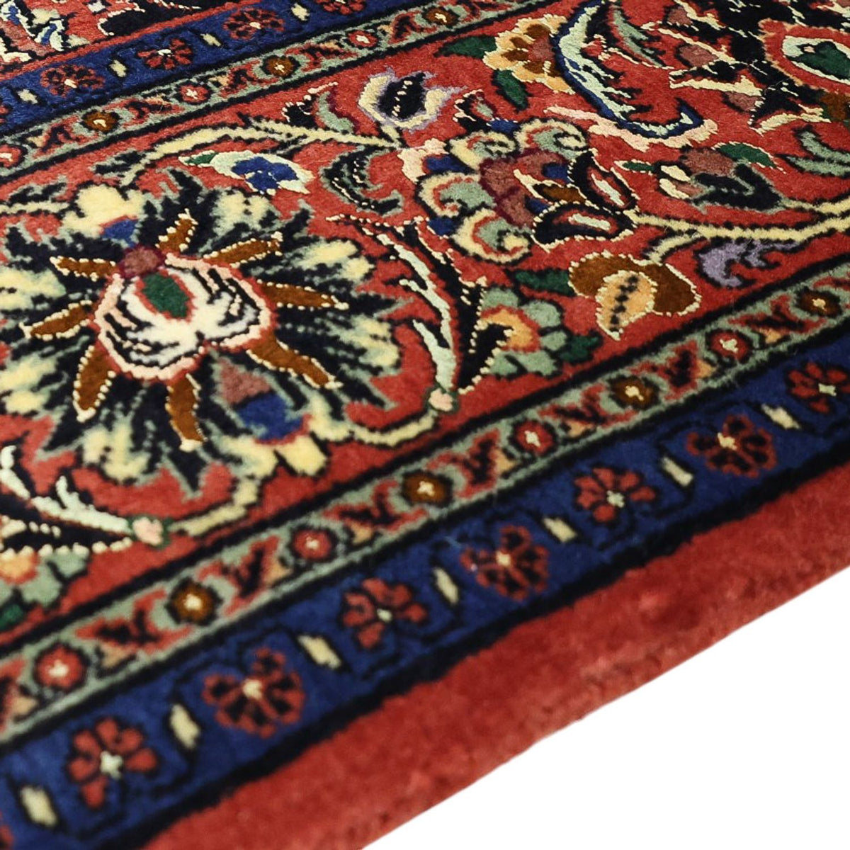 Persisk tæppe - Bijar - Royal - 208 x 132 cm - mørkeblå