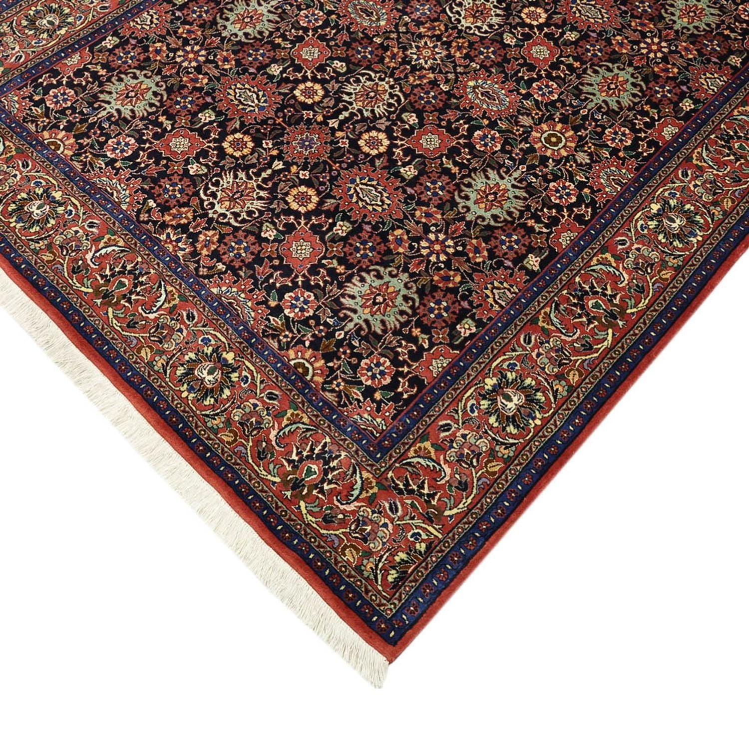Persisk tæppe - Bijar - Royal - 208 x 132 cm - mørkeblå
