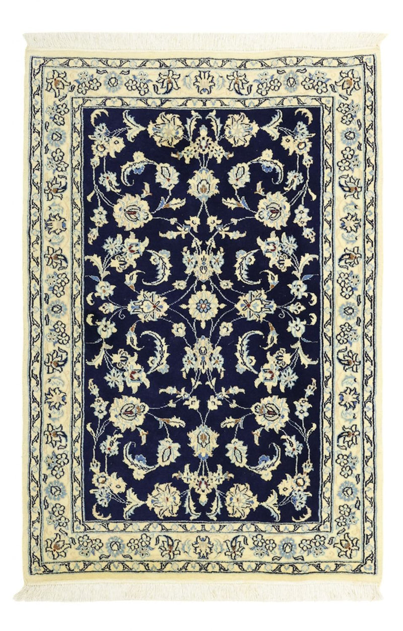 Persisk tæppe - Nain - Royal - 114 x 77 cm - mørkeblå