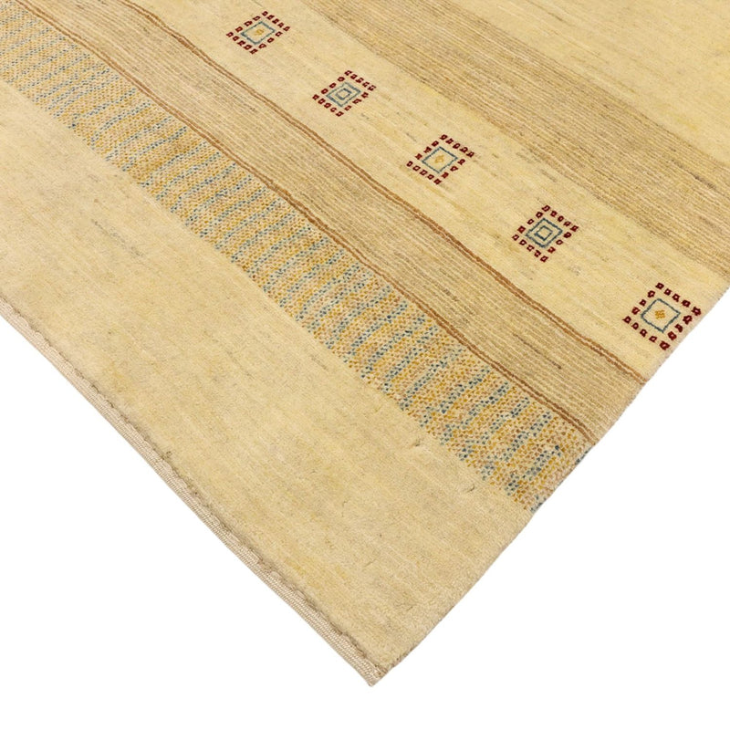 Gabbeh Tæppe - Loribaft Persisk - 170 x 116 cm - beige