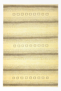 Gabbeh Tæppe - Loribaft Persisk - 173 x 118 cm - beige
