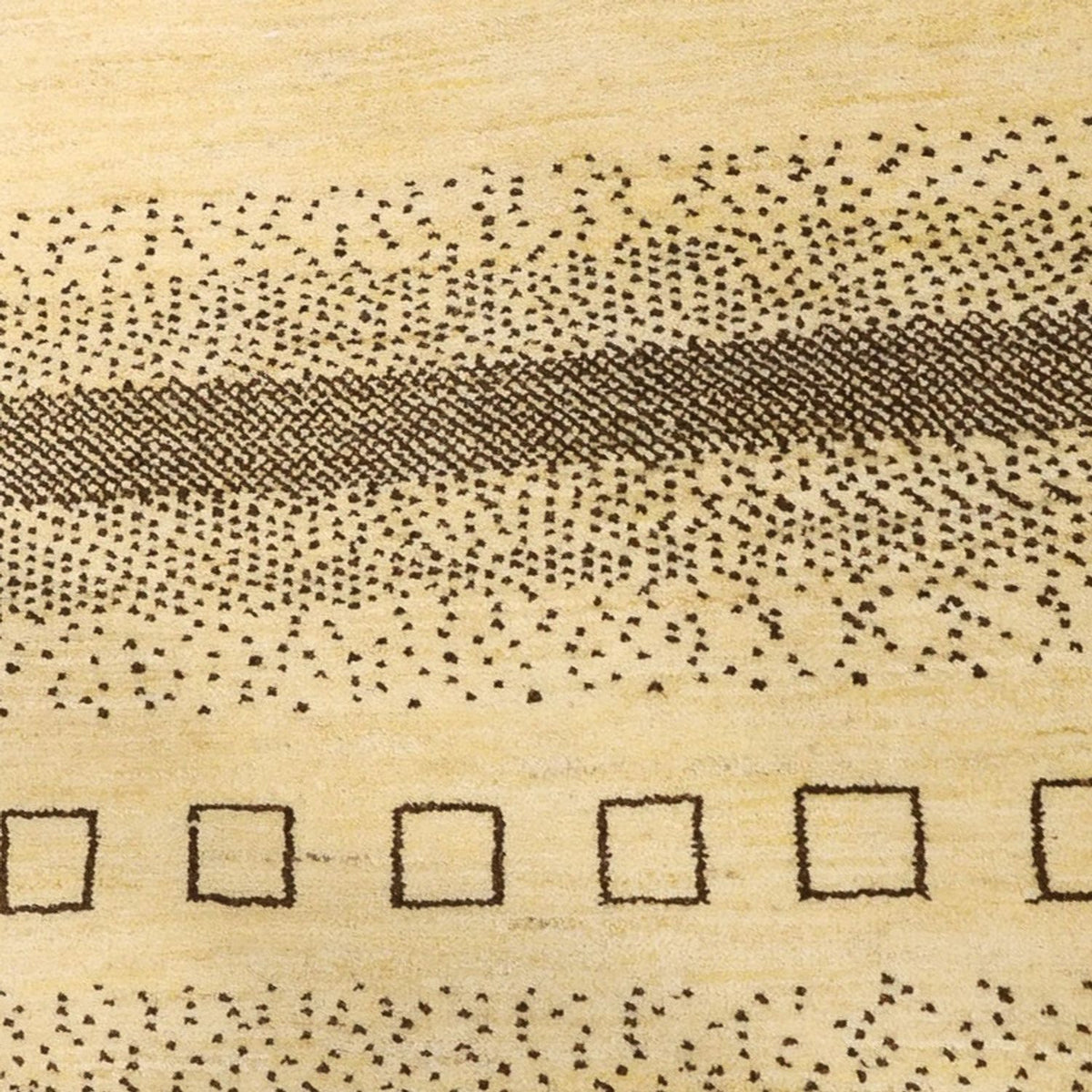 Gabbeh Tæppe - Loribaft Persisk - 173 x 118 cm - beige