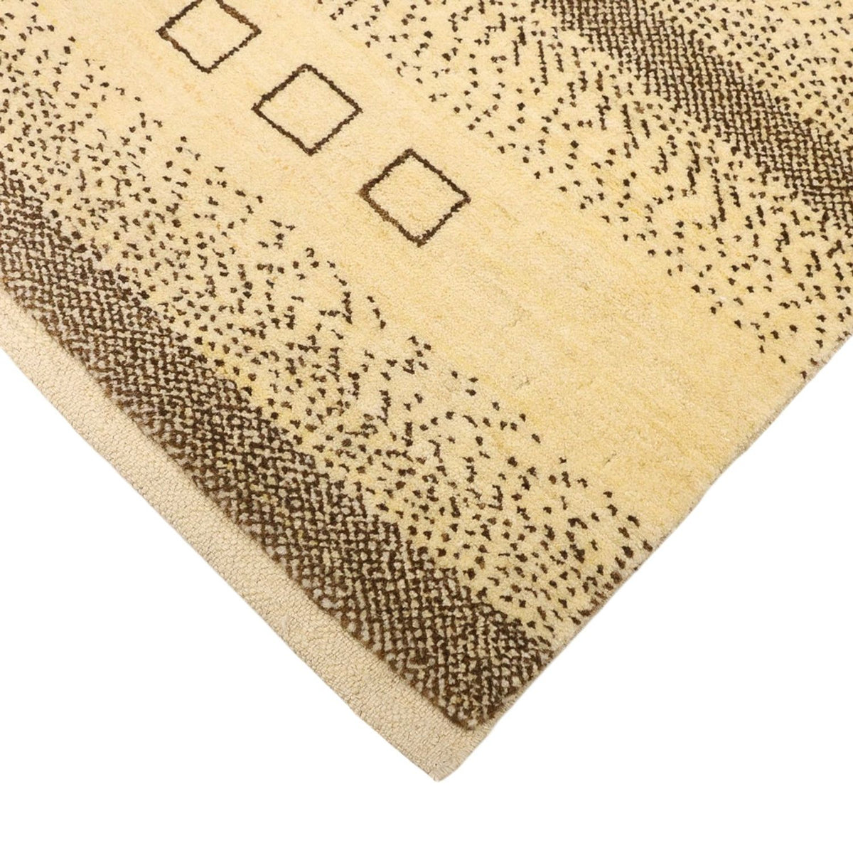 Gabbeh Tæppe - Loribaft Persisk - 173 x 118 cm - beige