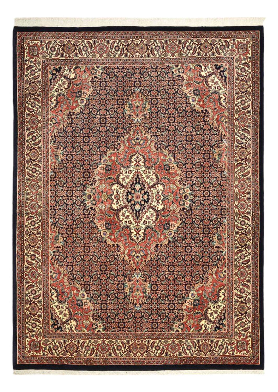 Persisk tæppe - Bijar - Royal - 202 x 149 cm - mørk beige