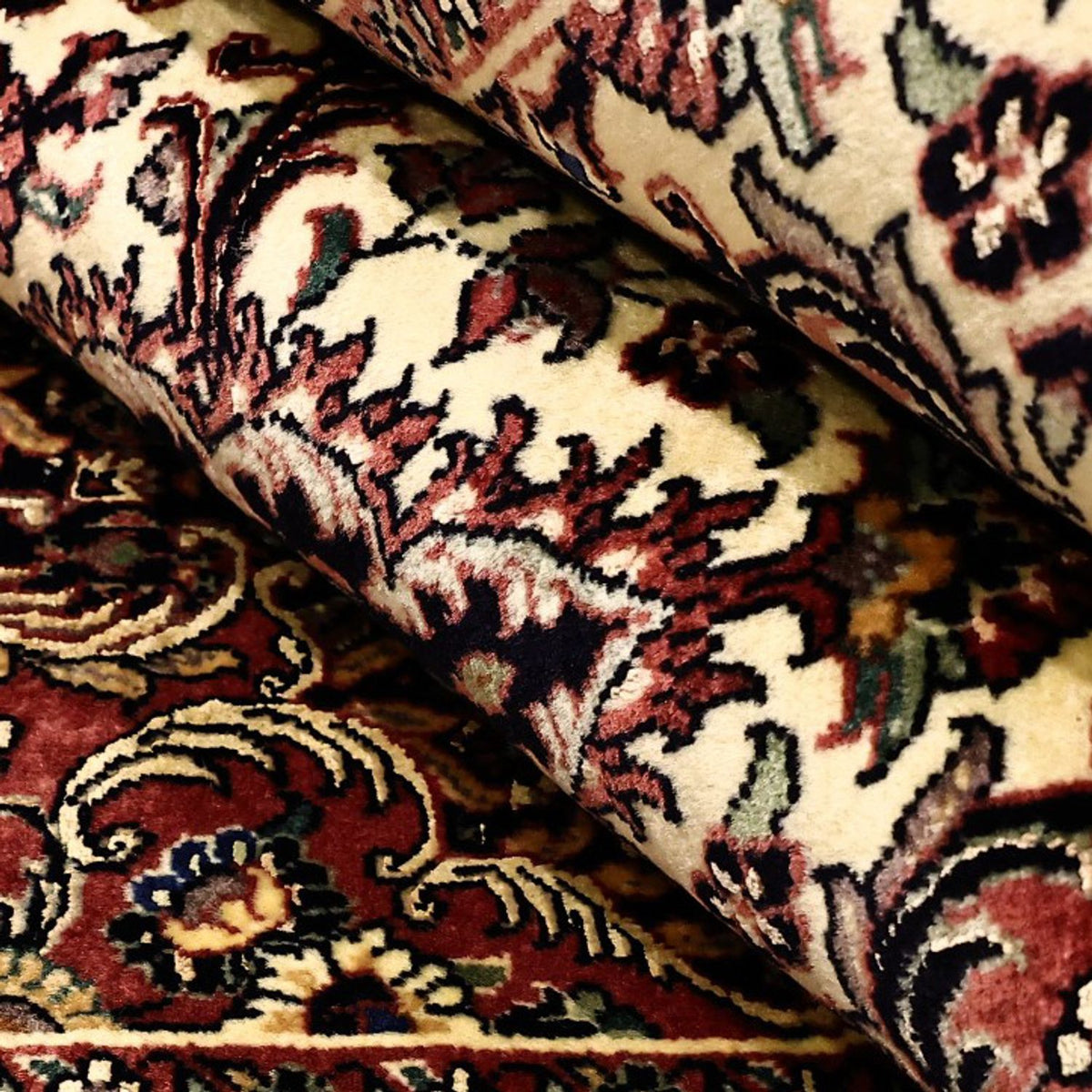 Persisk tæppe - Bijar - Royal - 202 x 149 cm - mørk beige