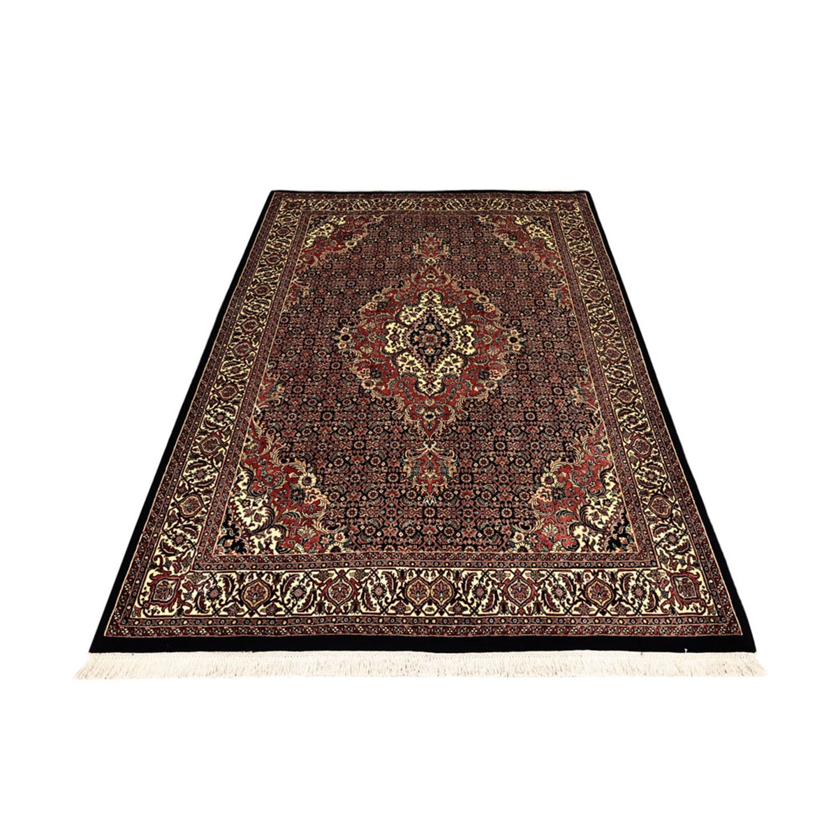Persisk tæppe - Bijar - Royal - 202 x 149 cm - mørk beige